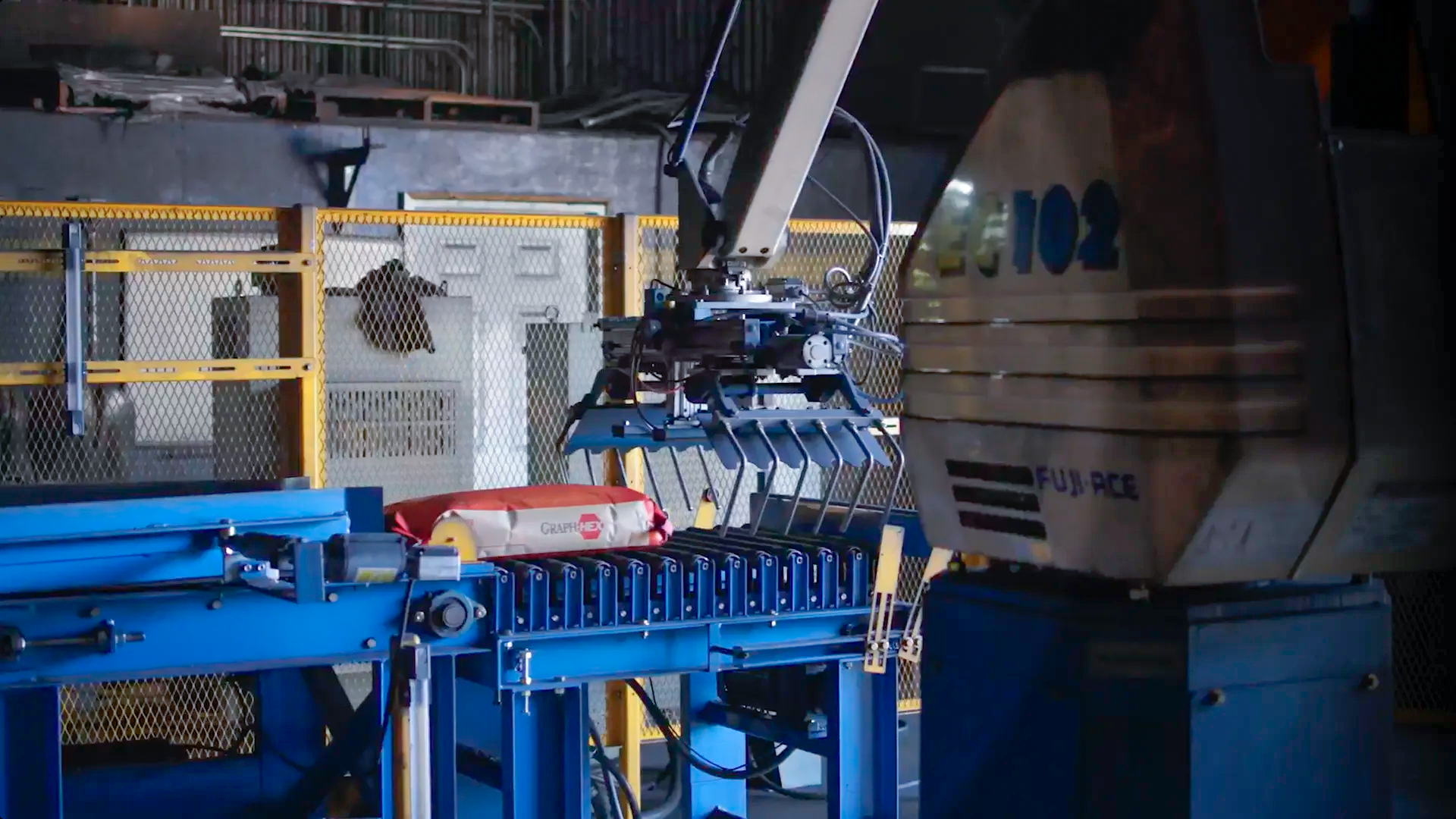 Inside the Larpen processing plant